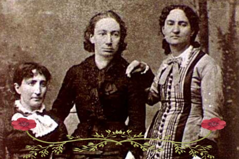 Louise Michel, Marie Ferre and Paule Minck photo Paris Commune 1871