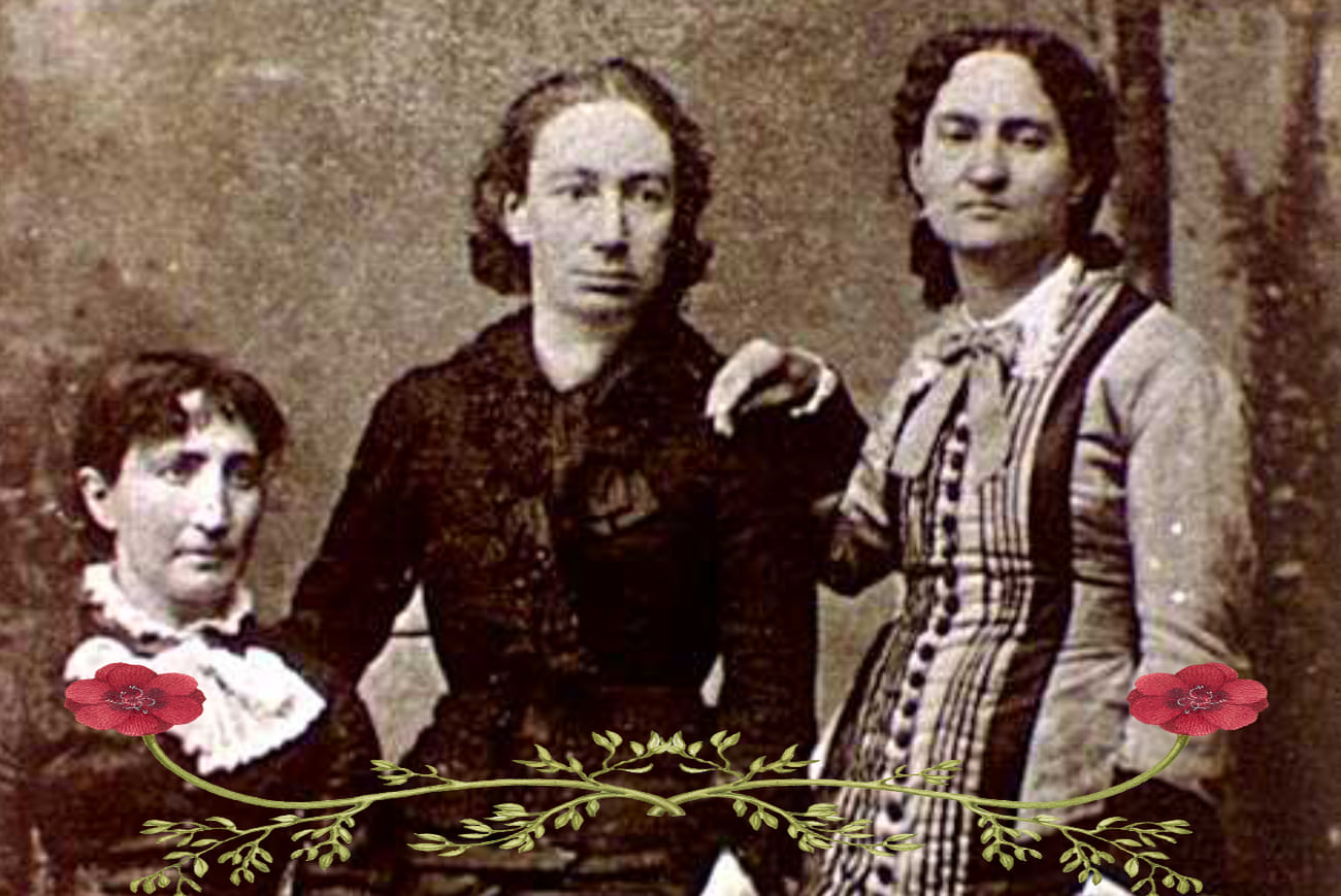 Louise Michel, Marie Ferre and Paule Minck photo Paris Commune 1871