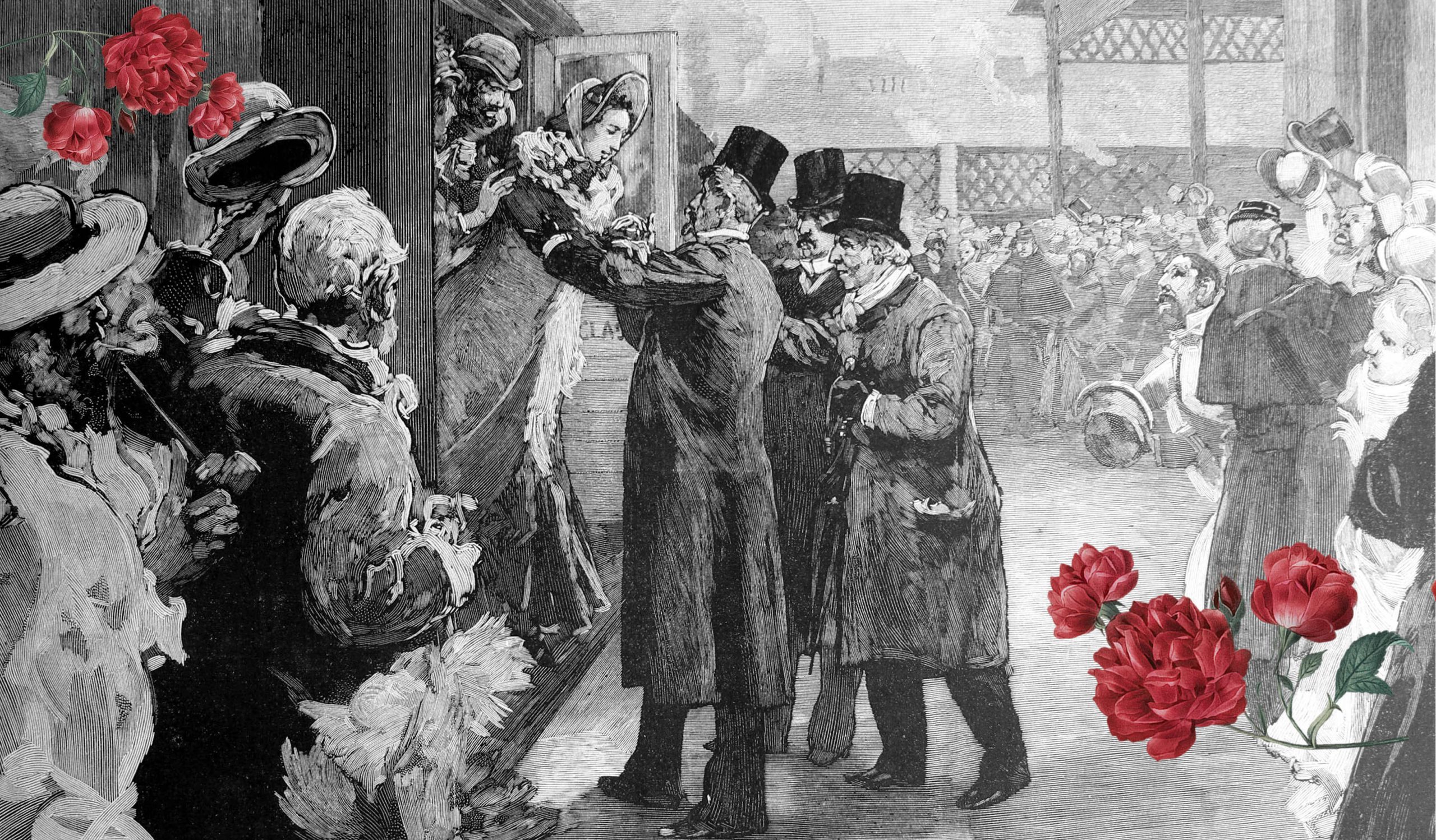 Louise Michel 1880 Arrival at Saint Lazare illustration
