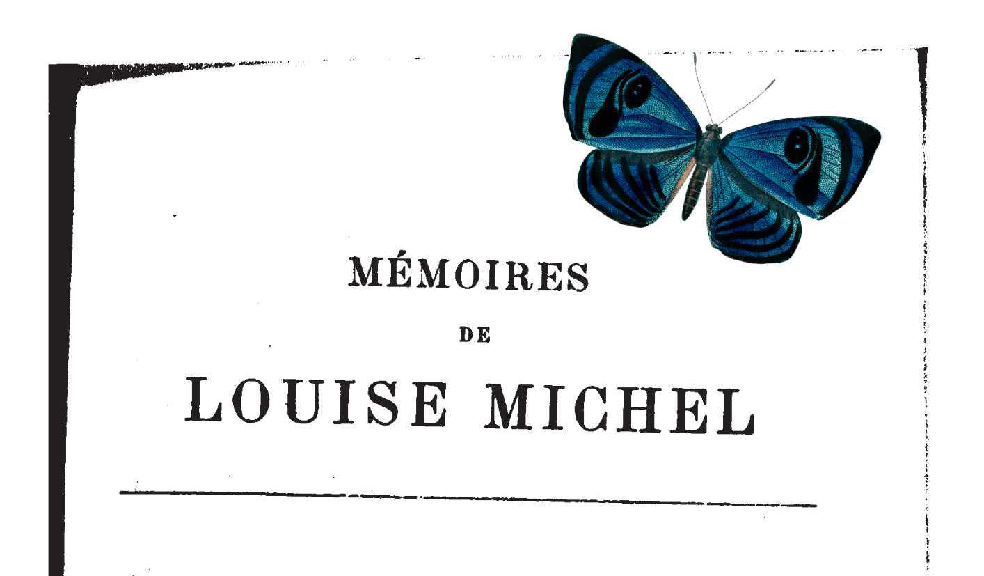 Louise Michel memoirs in French - header illustration