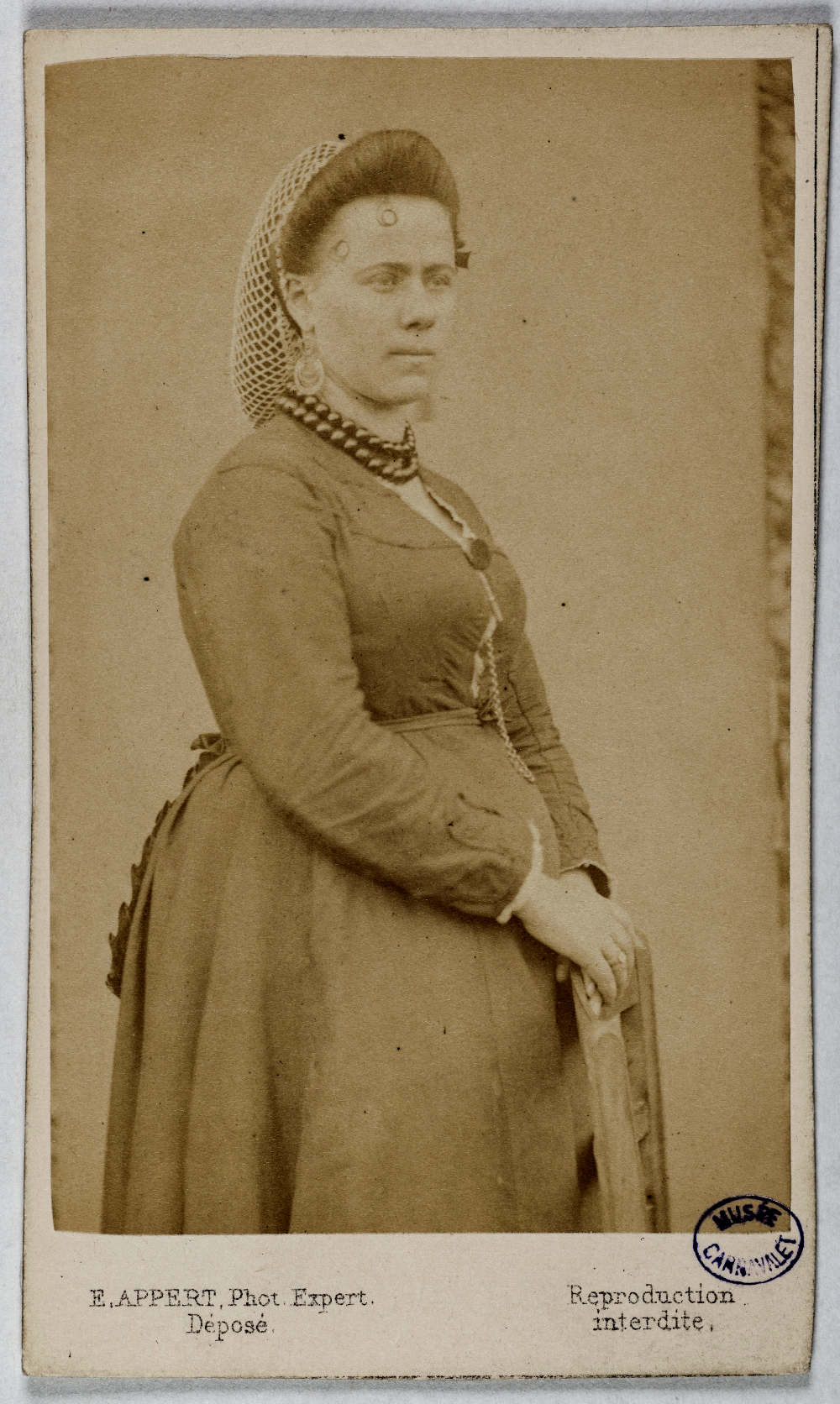 Paris Commune 1871 pétroleuse petrol girl Angéline Gaudin, Appert portrait