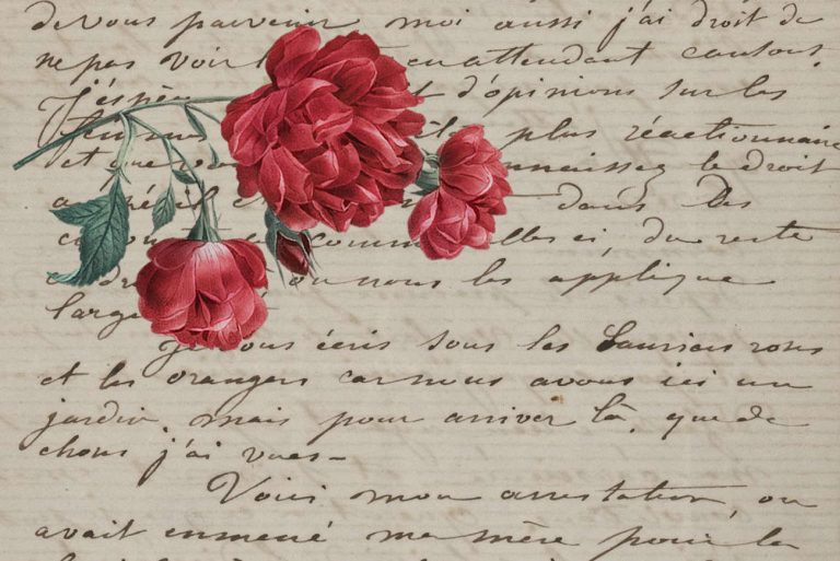 Letters from Louise Marie to Theophile Ferre header