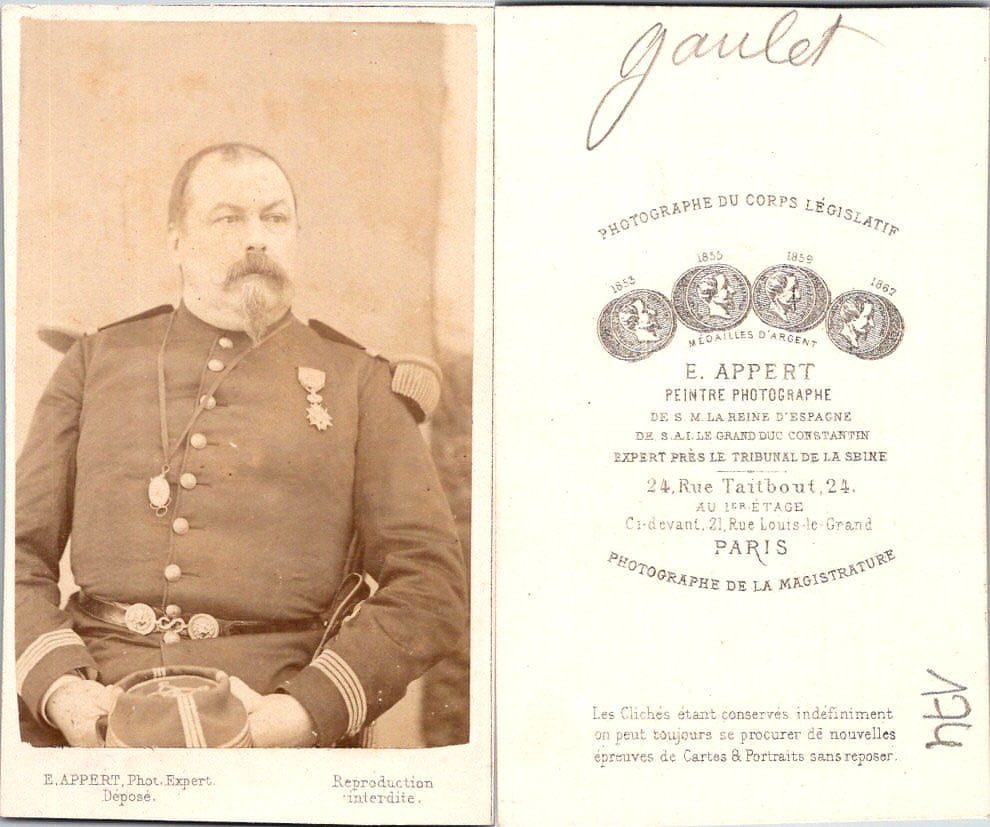 Gaulet, Militaire, Commune PARIS 1871 Gaulet, Militaire, Commune PARIS 1871