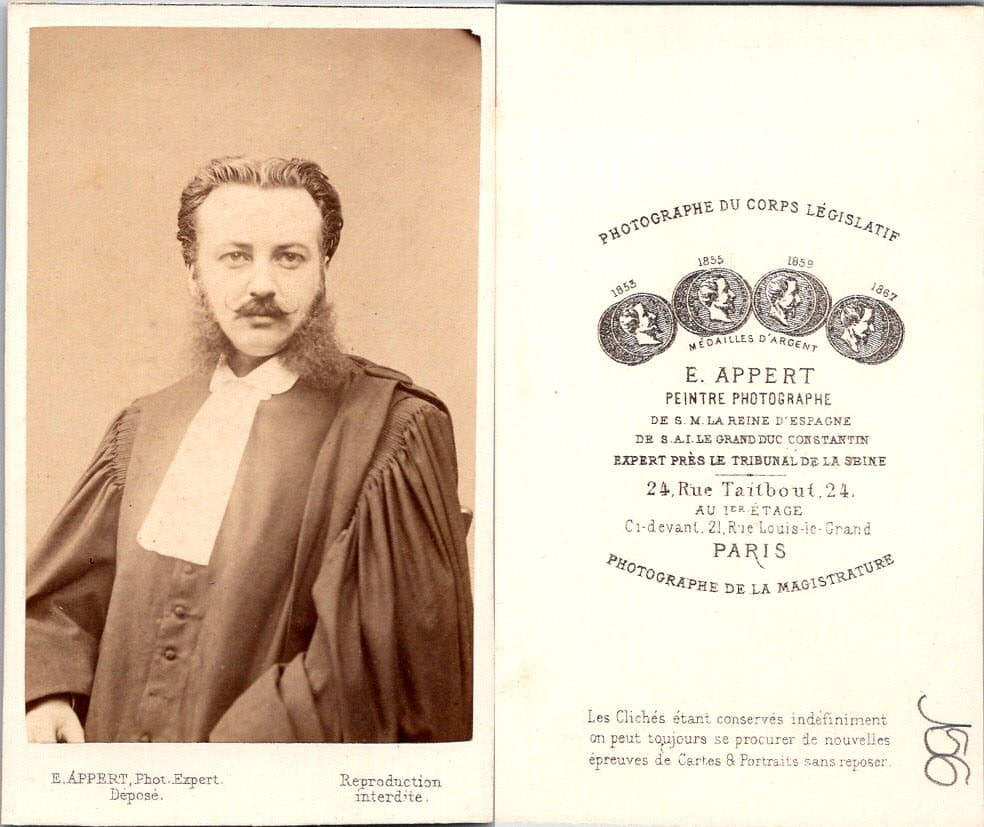 Georges Lachaud, avocat Paris Commune 1871 Georges Lachaud, avocat Paris Commune 1871