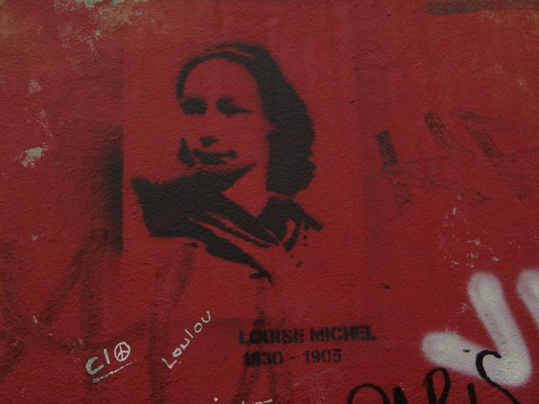 Louise Michel street art on the Berlin Wall