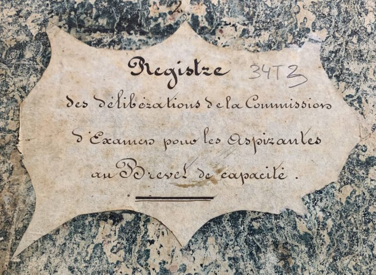 Louise Michel teacher exams records at Versailles p1