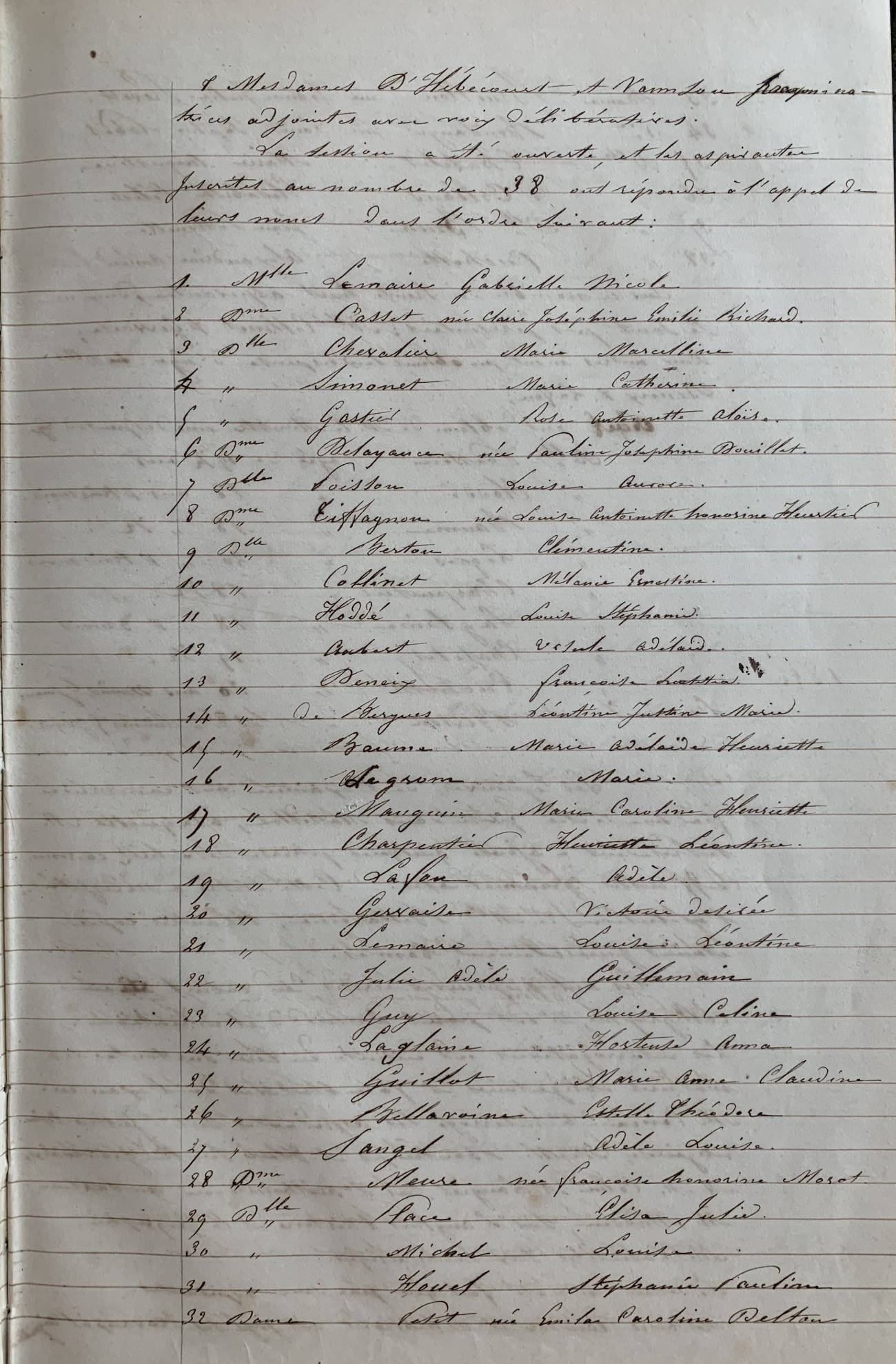 Louise Michel teacher exams records at Versailles p3