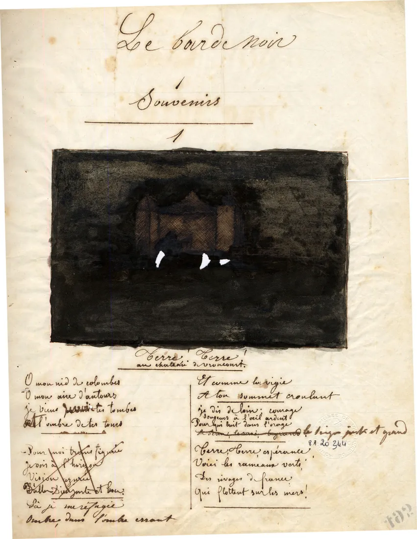 iIlustration by Louise michel in ink with writing