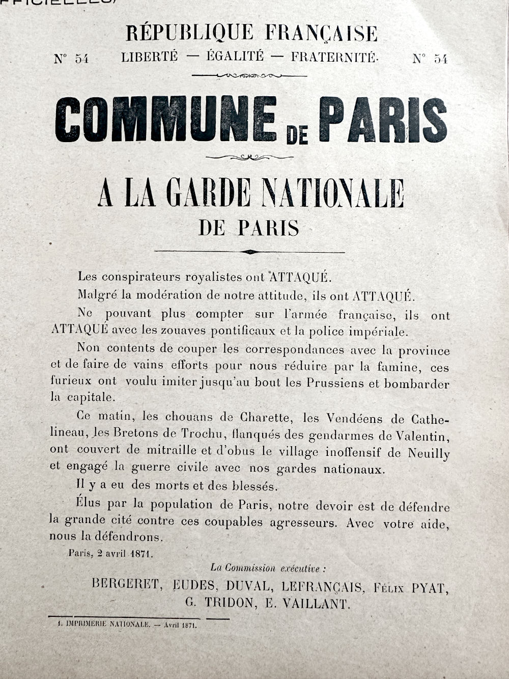 Versailles Attacks 2 April 1871