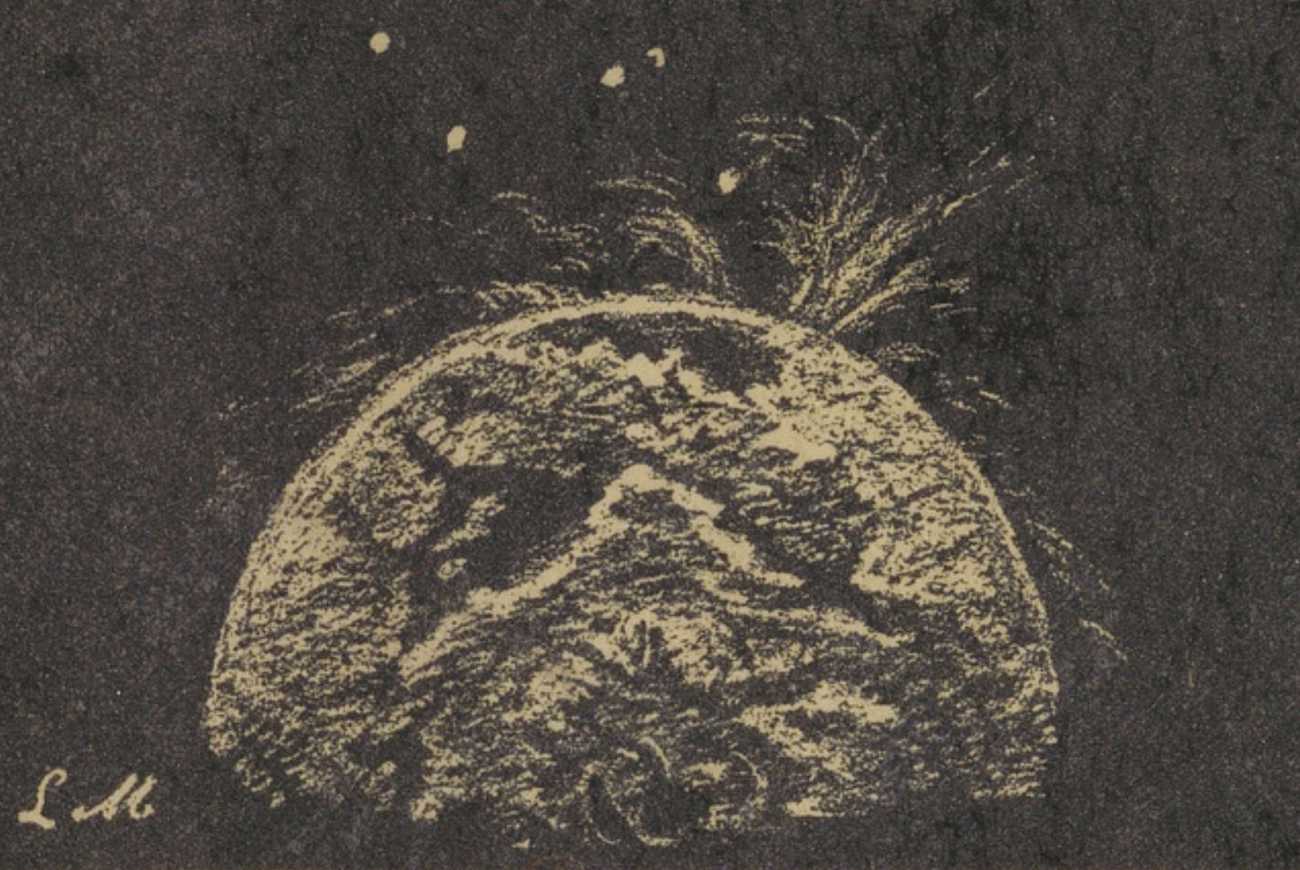 Illustration by Louise Michel of space in Encyclopedic Readings of Attractive Cycles header