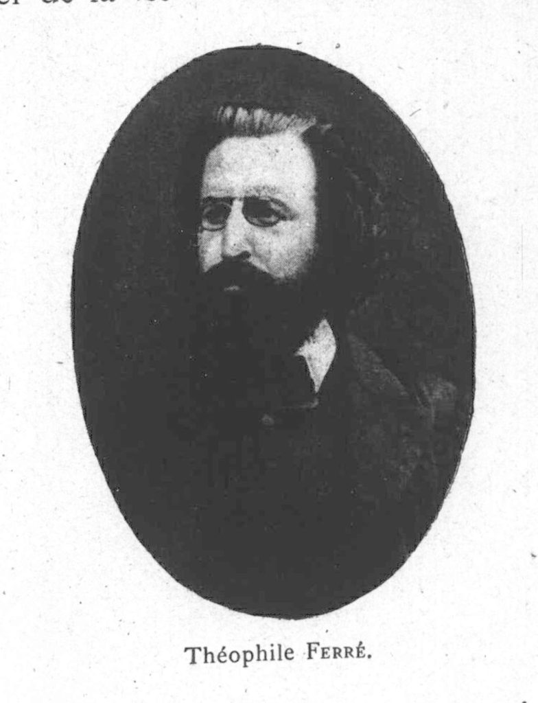 Portrait of Theophile Ferre from book La Bonne Louise